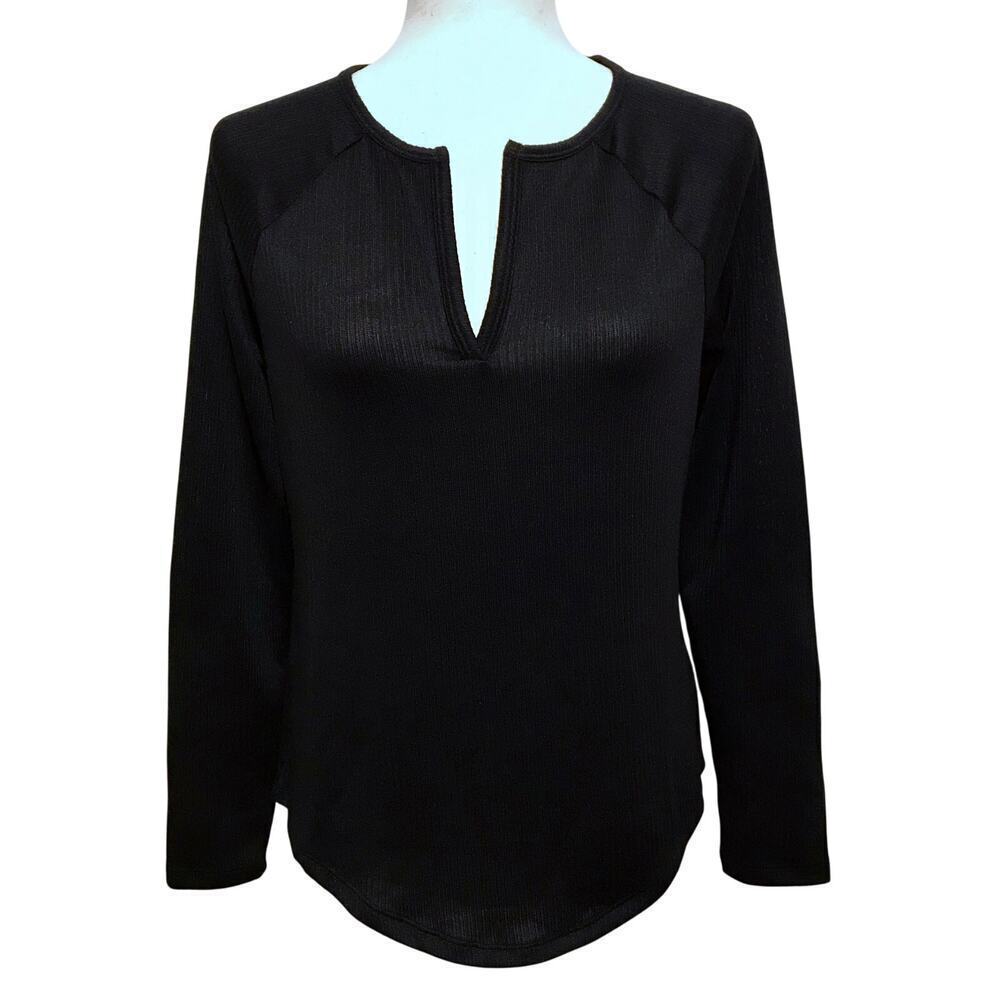 Jenni NWT Black Long Sleeves Sleepwear Top Women S